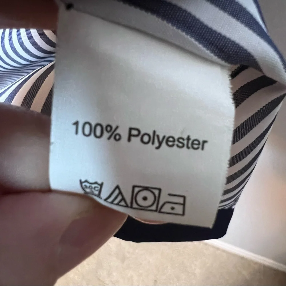 BBX Lephsnt Waterproof Rain Jacket Women’s M Navy Blue Hooded Windbreaker Coat - Picture 7 of 9